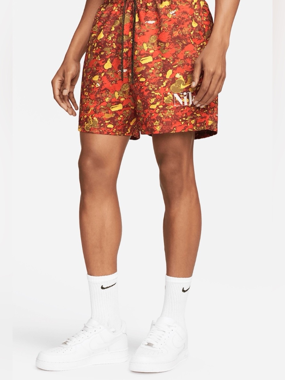 Nike Sportswear Woven Flow Trek Division Floral Shorts Size M